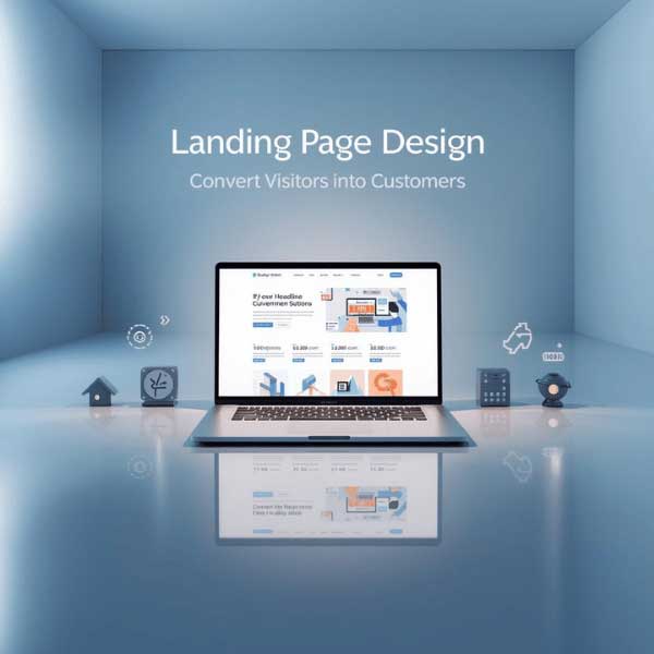 تصميم صفحة هبوط احترافية