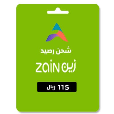 بطاقة زين 115 ريال